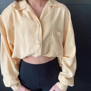 vintage oversized button up shirt